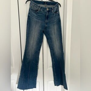 Express 70’s flare Dark Blue Women’s Jeans with Front Seams